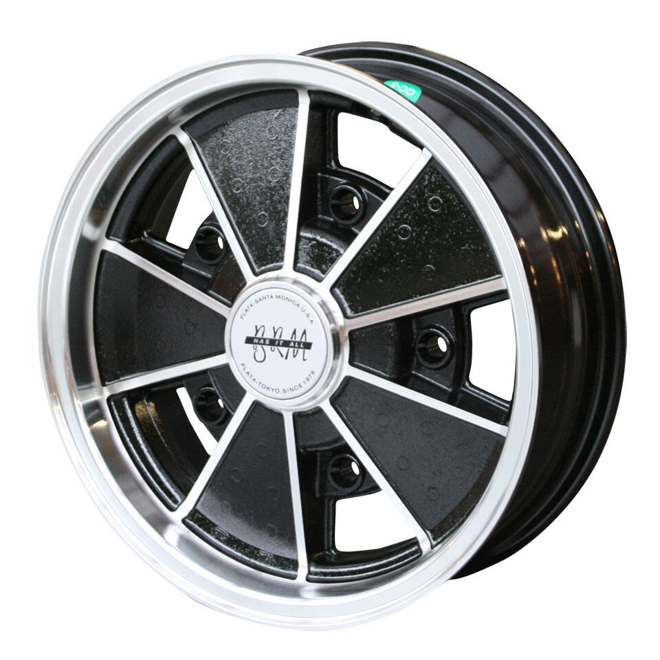 Volkswagen Thing Wheel Brm, Polished/Black 5 Lug (5X205) 5 X 15